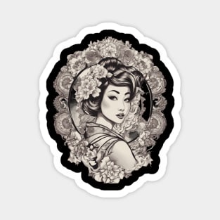 Allure and Charm of Asian Goddess Magnet