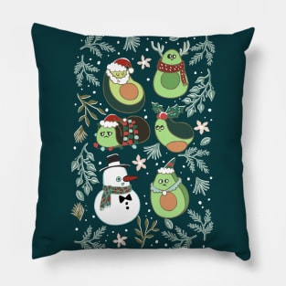 Christmas Avocado Pillow