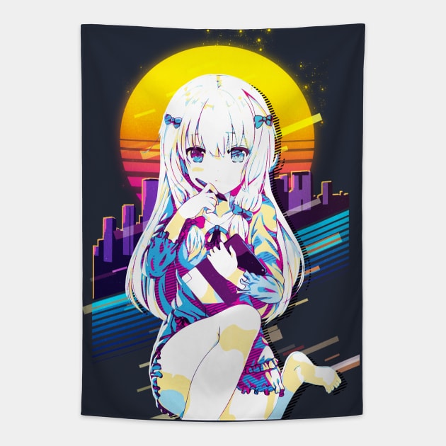 Eromanga Sensei - Izumi Sagiri Tapestry by 80sRetro