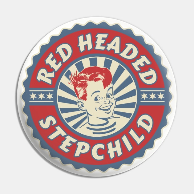 Red Headed Stepchild Pin by Vault Emporium