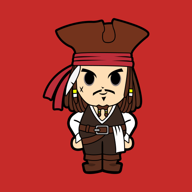 Jack Sparrow Chibi by nataliawinyoto