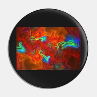 Fiery waves Pin