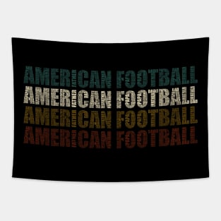 American Football Dad - Funny Sports Lovers Gift For Papa Tapestry