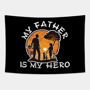 My Father is My Hero Tapestry