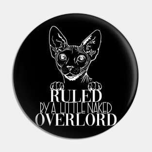 Sphynx Cat Overlord Dark Cat Cats Pin