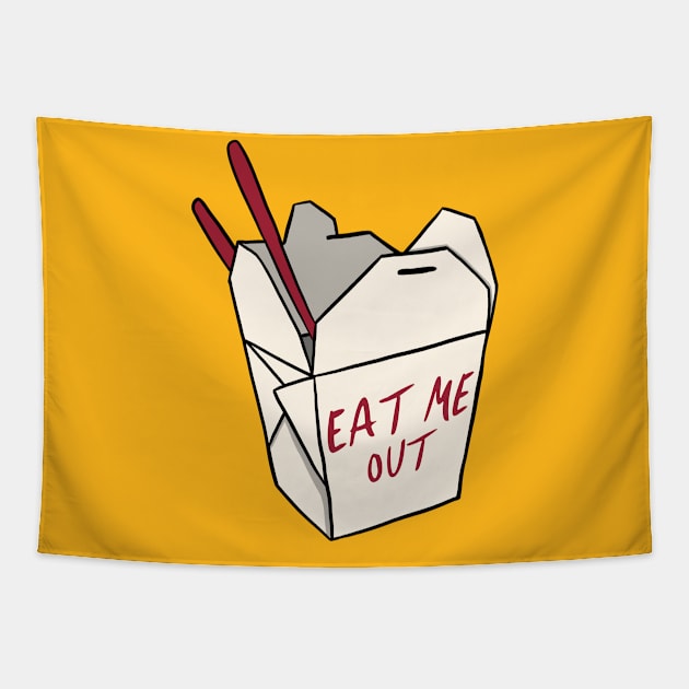 Eat Me Out Tapestry by JasonLloyd