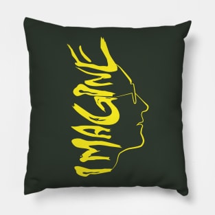 Imagine yellow Pillow