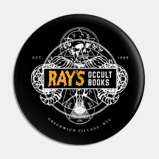 Ray's Occult Books Est. 1989 - vintage logo Pin