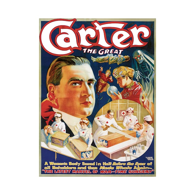 Vintage Magic Poster Art, Carter the Great by MasterpieceCafe