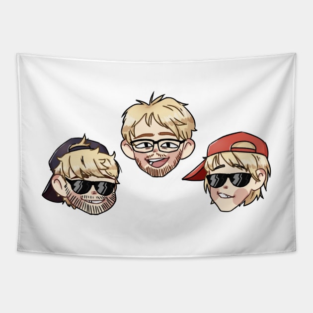 Blonde Boyz Tapestry by miooaoyamyam