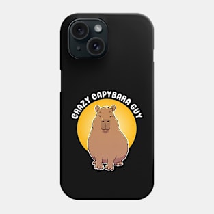 Cute Crazy Capybara Guy Phone Case
