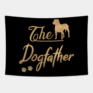 Rottweiler Dogfather, Rottie Dad Tapestry