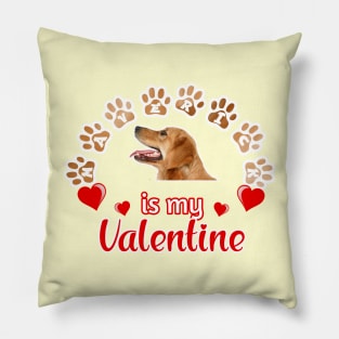 Maverick is My Valentine | Dog Lovers | Labrador retriever | Anti Valentine Pillow