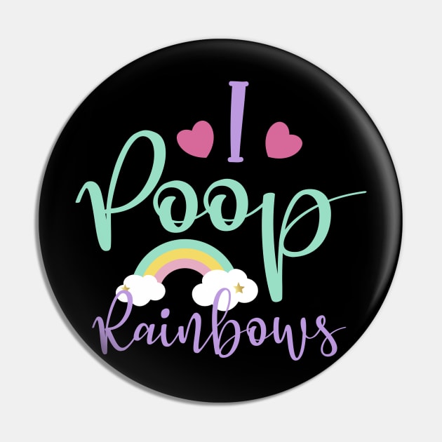 Poop Unicorn Pin by Imutobi