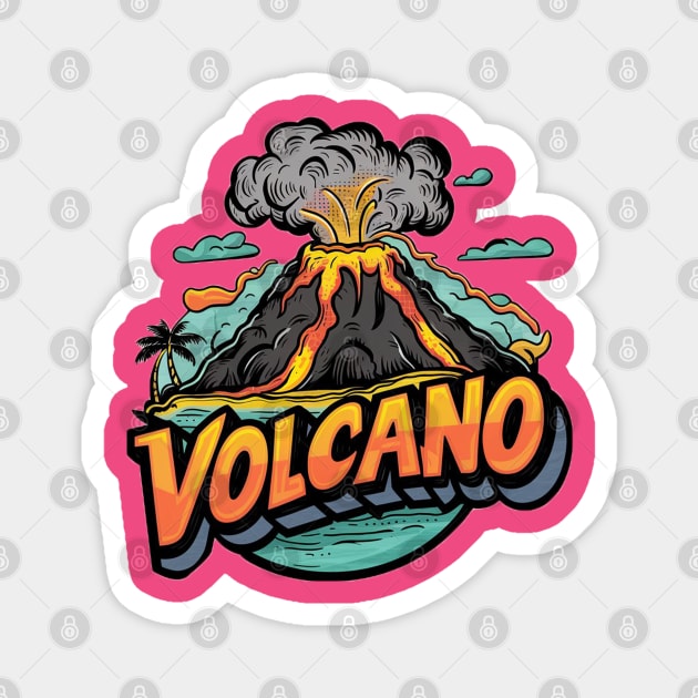 Volcano Magnet by Moulezitouna