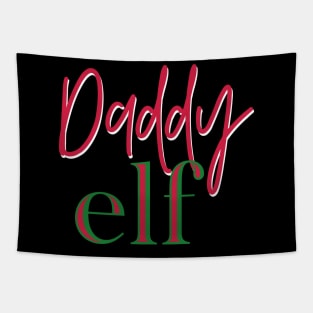 Daddy Elf Tapestry