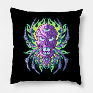 Skull Spin Pillow