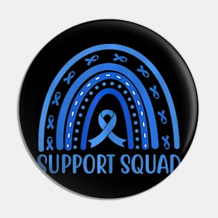 Colon Cancer Support Squad Colorectal Colon Cancer Pin