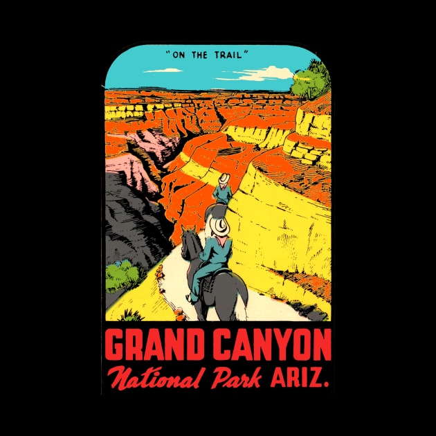 Grand Canyon National Park Vintage by Hilda74