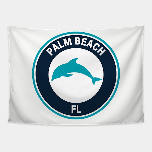 Palm Beach Florida Tapestry by fearcity