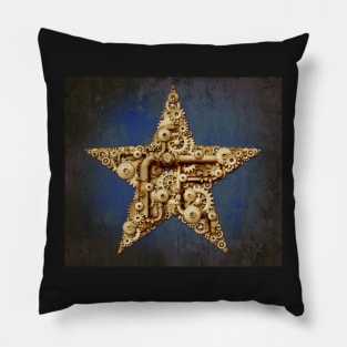 Steam Punk Star Pillow