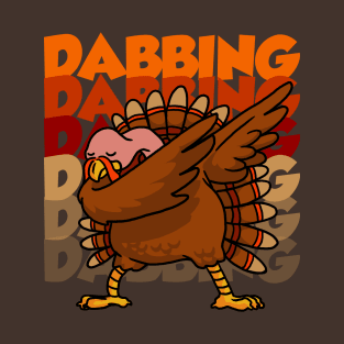 Dabbing Turkey Shirt Thanksgiving Dabbing Dabbing Y'all Tshirt T-Shirt