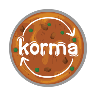 Instant Korma or Instant Karma Funny India Pakistan Food design T-Shirt