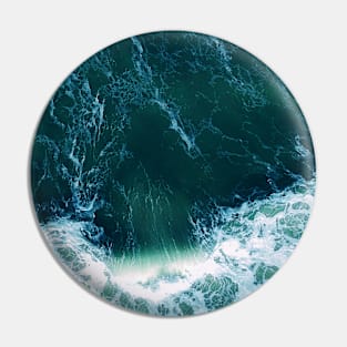 green ocean waves Pin