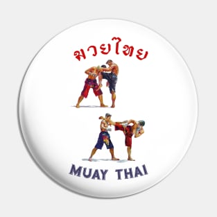 Traditional Muay Thai Kickboxing Thailand Pin