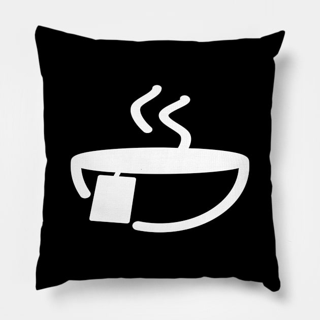 tea lover Pillow by FromBerlinGift