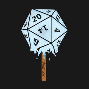 Ice dmg dungeons and dragons inspired theme T-Shirt