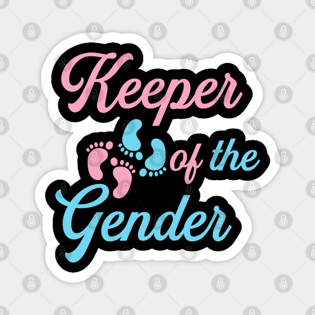 Gender reveal. Pink or blue I love you. Perfect present for mom mother dad father friend him or her Magnet by SerenityByAlex