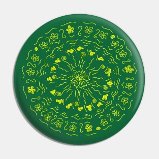 The VERY Frist Mandala - yellow Pin