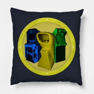 Arcade Heroes - Retro Game Token Pillow