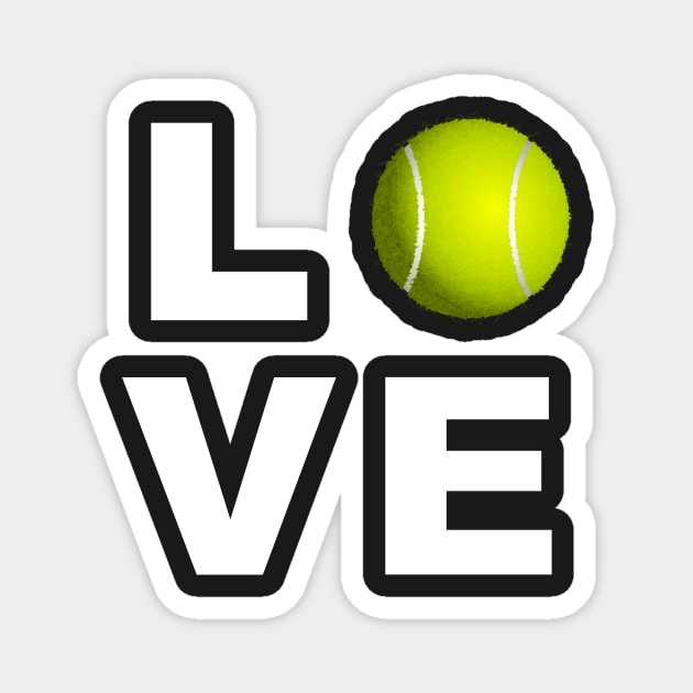 Love Tennis Workout Design Magnet by teesbyfifi