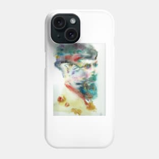 D. H. LAWRENCE watercolor portrait .2 Phone Case