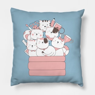 Cute cat baby animal Pillow