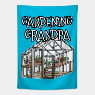 Gardening Grandpa Father's Day Tapestry