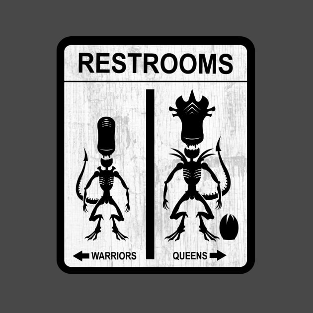 Alien Restroom by GeeksAreSexy