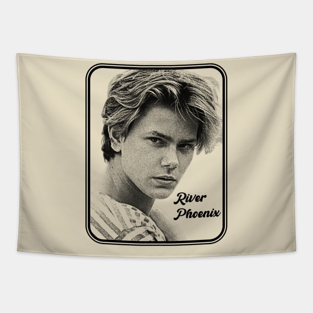 River Phoenix Tapestry by Knockbackhaunt