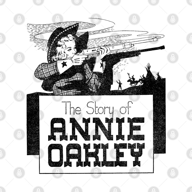 Phoebe Annie Oakley Moses Buffalo Bill Western Cowboy Retro Comic by REVISTANGO