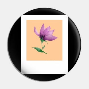 Purple Flower Pin