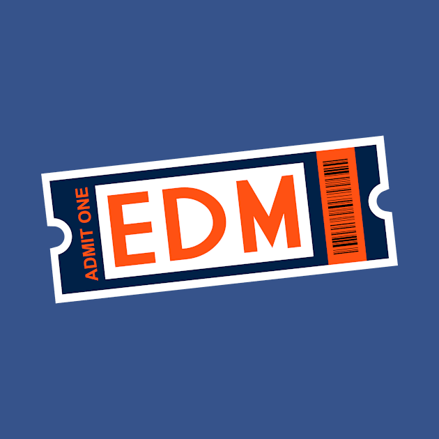 EDM Ticket by CasualGraphic