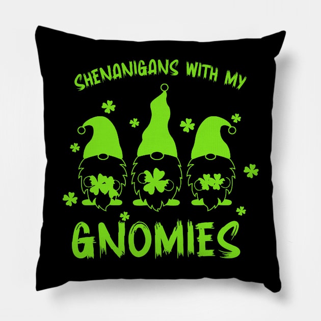 st patrick | Shenanigans with my Gnomies Pillow by olivia parizeau