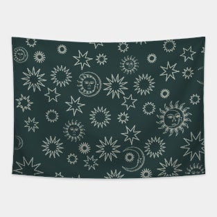 Celestial Pattern Tapestry