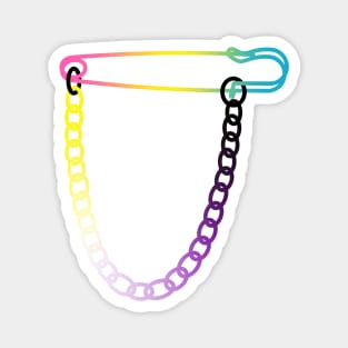 Non-Binary Pansexual Safety Pin Magnet