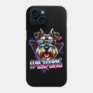 Wild One Schnauzer Phone Case