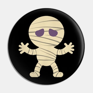 The Funny Mummy Illustration Pin