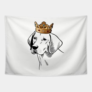 Harrier Dog King Queen Wearing Crown Tapestry