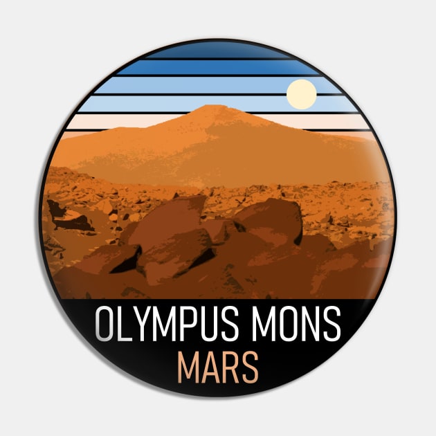 Olympus Mons Mars Vintage Ad Pin by IORS